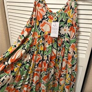 Patrons of Peace Colorful Floral Dress